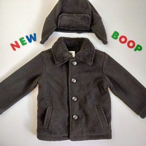 ⛄️NWT⛄️ Handsome Fleece Pea Coat 4/5